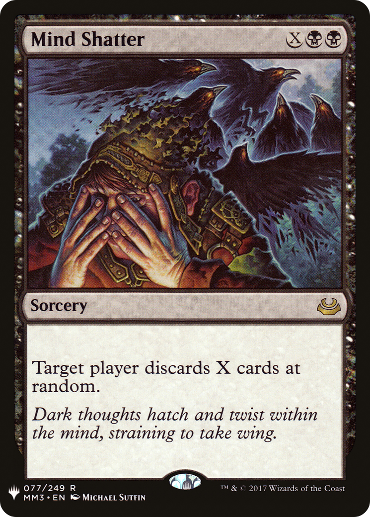 Mind Shatter (LIST-MM3-77) [Mystery Booster] The List MTG Single Wizards of the Coast