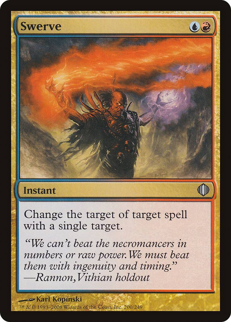 Swerve (ALA-200) [Shards of Alara] Foil MTG Single Wizards of the Coast