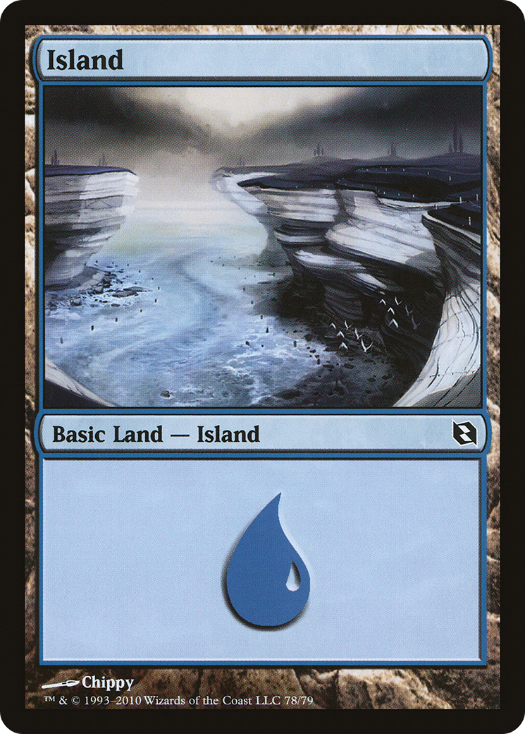Island (DDF-078) [Misc] Duel Decks: Elspeth vs. Tezzeret MTG Single Wizards of the Coast