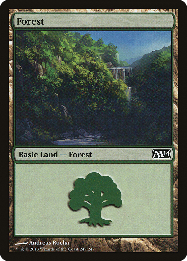 Forest (M14-249) [Magic 2014] MTG Single Wizards of the Coast
