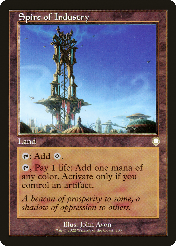 Spire of Industry (BRC-203) [The Brothers' War Commander] MTG Single Wizards of the Coast