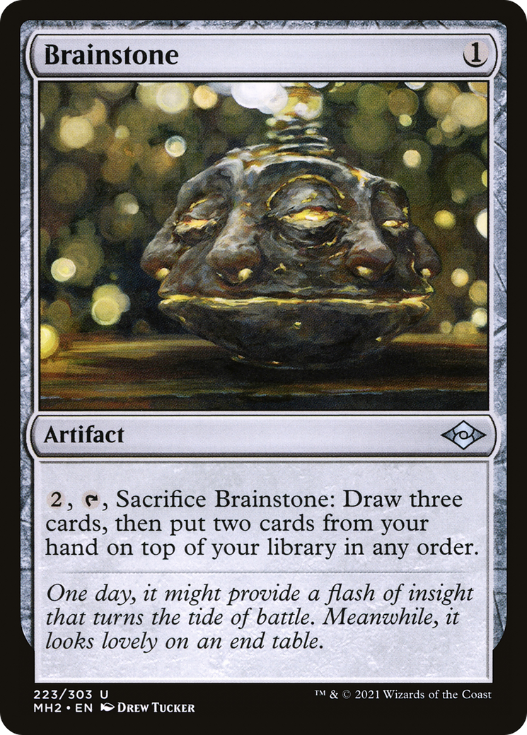 Brainstone (MH2-223) [Modern Horizons 2] Foil MTG Single Wizards of the Coast