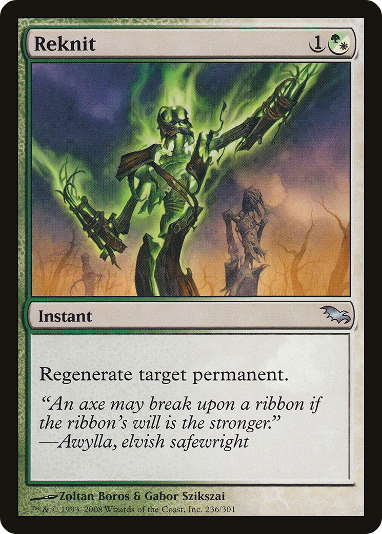 Reknit (SHM-236) [Shadowmoor] MTG Single Wizards of the Coast