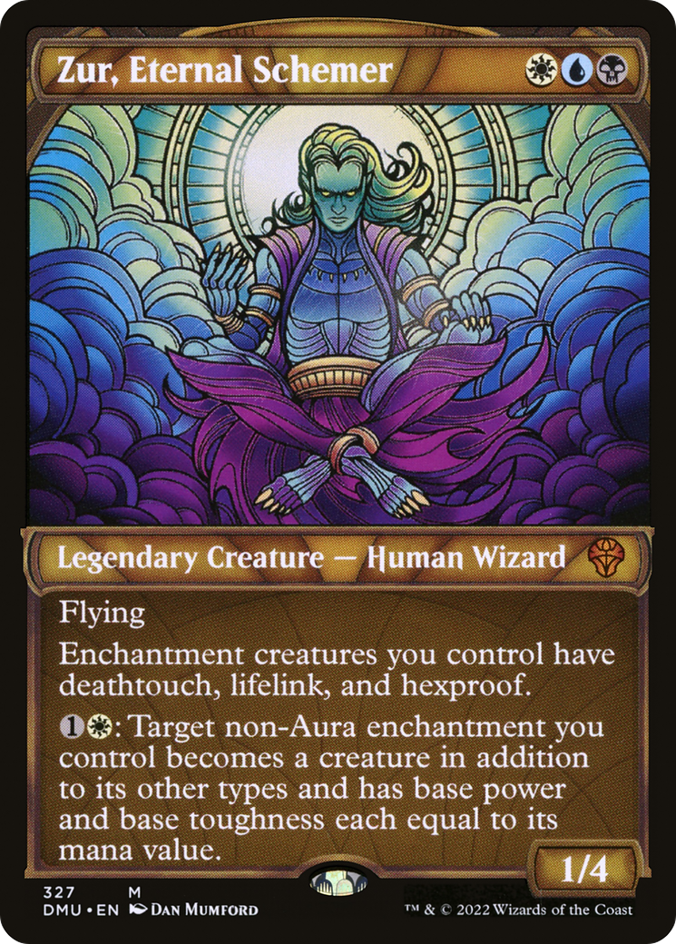 Zur, Eternal Schemer (DMU-327) [Dominaria United] (Showcase) Foil MTG Single Wizards of the Coast