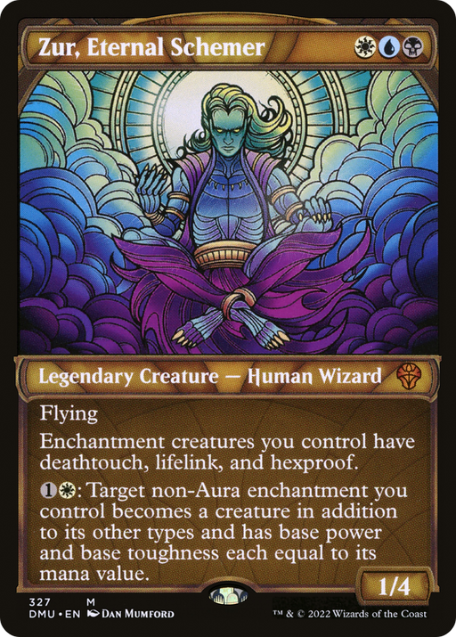 Zur, Eternal Schemer (DMU-327) [Dominaria United] (Showcase) MTG Single Wizards of the Coast