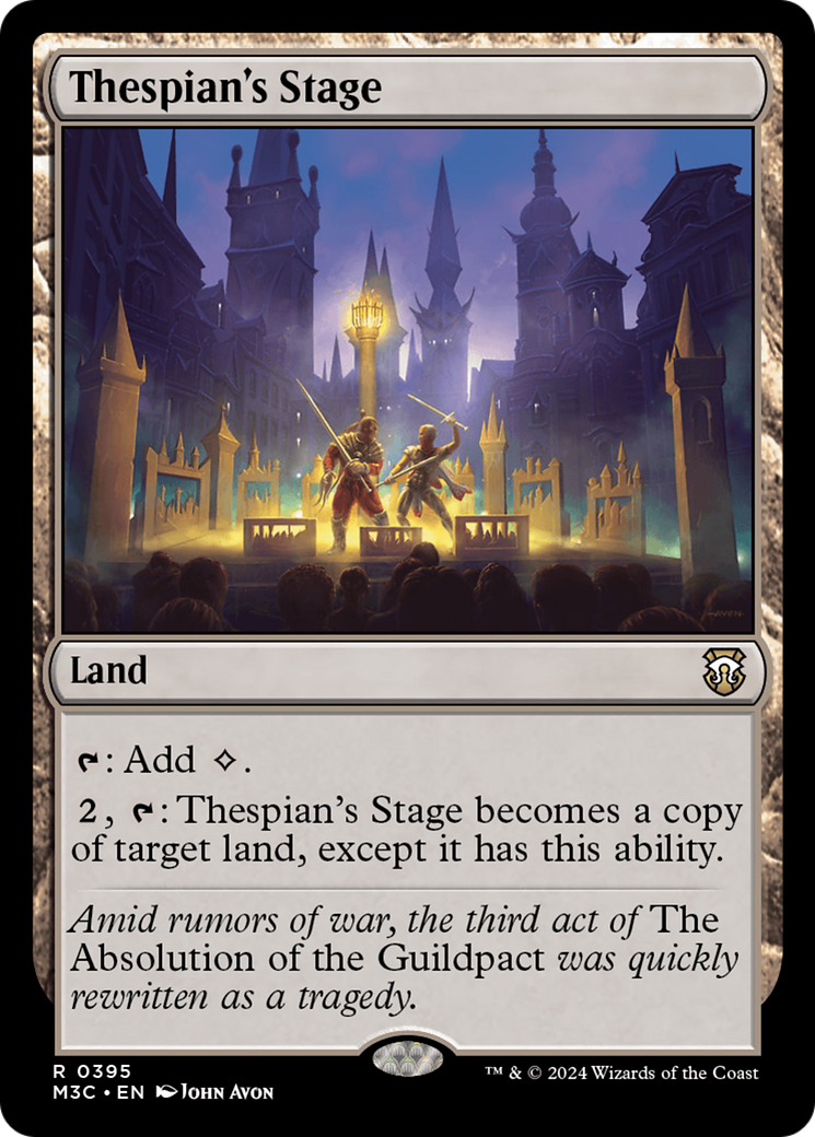 Thespian's Stage (M3C-395) [Modern Horizons 3 Commander] MTG Single Wizards of the Coast