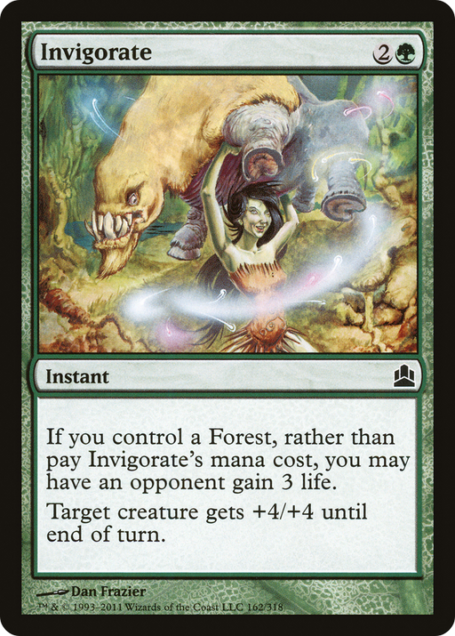 Invigorate (CMD-162) [Commander 2011] MTG Single Wizards of the Coast