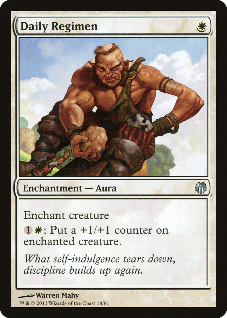 Daily Regimen (DDL-018) [Misc] Duel Decks: Heroes vs. Monsters MTG Single Wizards of the Coast
