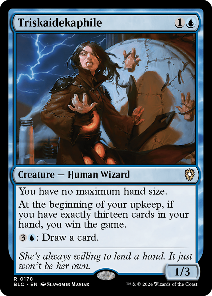 Triskaidekaphile (BLC-178) [Bloomburrow Commander] MTG Single Wizards of the Coast