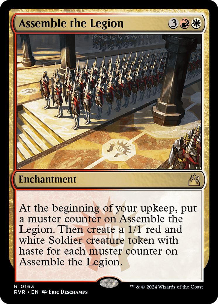 Assemble the Legion (RVR-163) [Ravnica Remastered] Foil MTG Single Wizards of the Coast