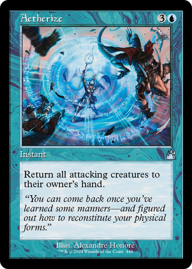 Aetherize (RVR-448) [Ravnica Remastered] MTG Single Wizards of the Coast