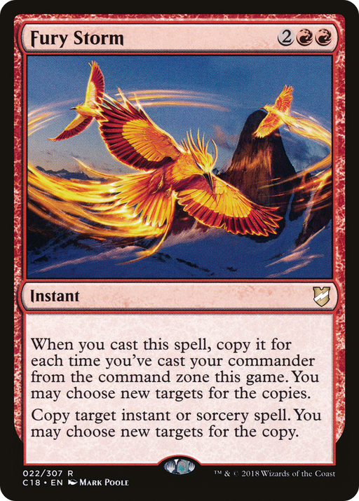 Fury Storm (C18-022) [Commander 2018] MTG Single Wizards of the Coast