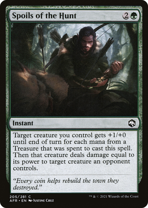 Spoils of the Hunt (AFR-205) [Adventures in the Forgotten Realms] MTG Single Wizards of the Coast