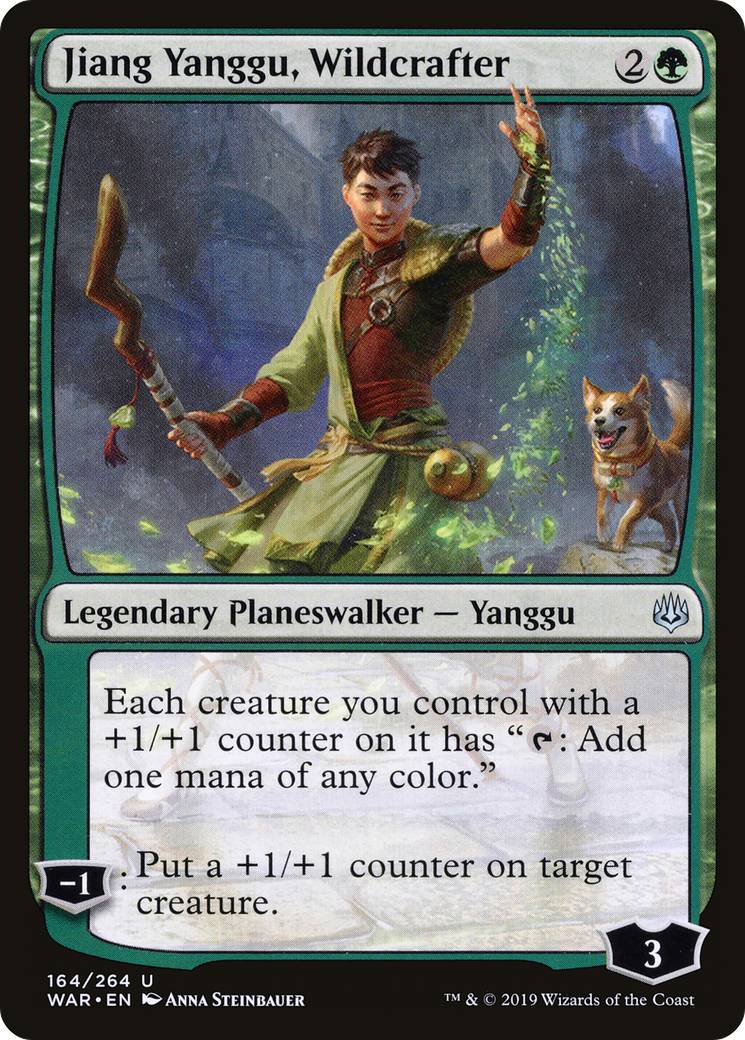 Jiang Yanggu, Wildcrafter (WAR-164) [War of the Spark] Foil MTG Single Wizards of the Coast