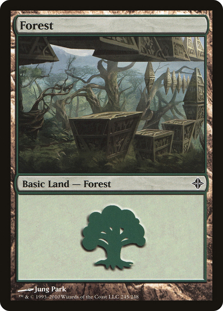 Forest (ROE-245) [Rise of the Eldrazi] MTG Single Wizards of the Coast