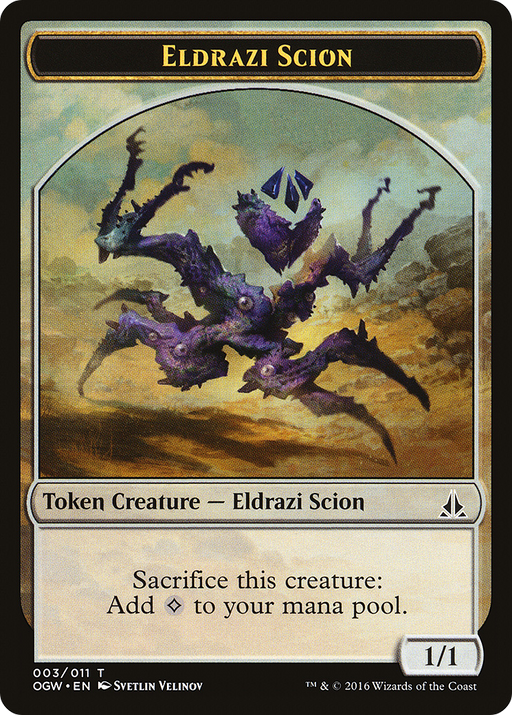 Eldrazi Scion Token (003) (OGW-003) [Tokens] Oath of the Gatewatch Tokens MTG Single Wizards of the Coast