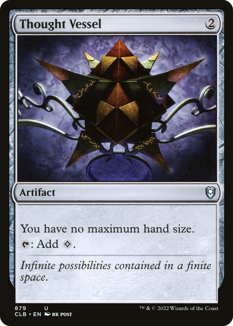 Thought Vessel (CLB-879) [Commander Legends: Battle for Baldur's Gate] MTG Single Wizards of the Coast