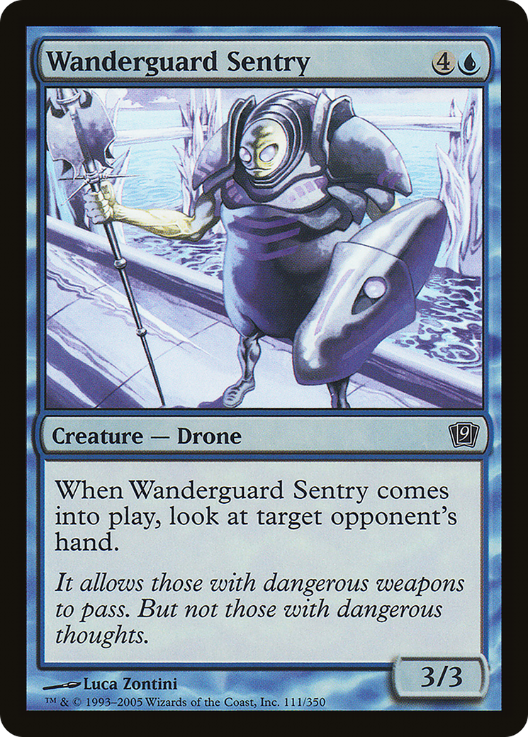 Wanderguard Sentry (9ED-111) [9th Edition] Foil MTG Single Wizards of the Coast