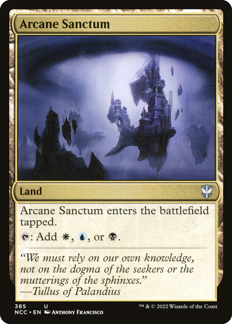 Arcane Sanctum (NCC-385) [New Capenna Commander] MTG Single Wizards of the Coast
