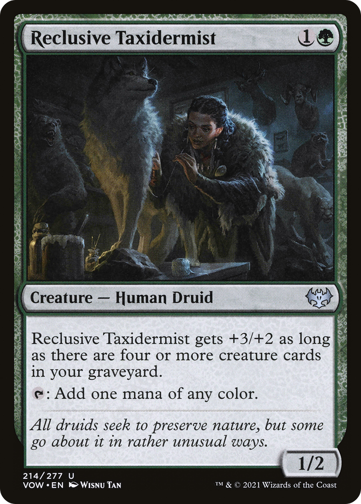 Reclusive Taxidermist (VOW-214) [Innistrad: Crimson Vow] MTG Single Wizards of the Coast