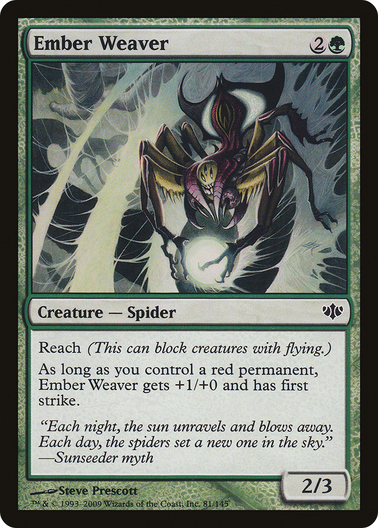 Ember Weaver (CON-081) [Conflux] Foil MTG Single Wizards of the Coast
