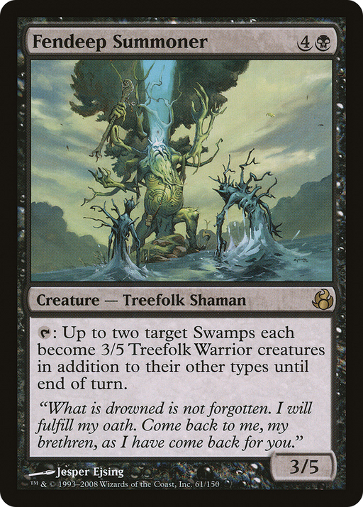 Fendeep Summoner (MOR-061) [Morningtide] Foil MTG Single Wizards of the Coast
