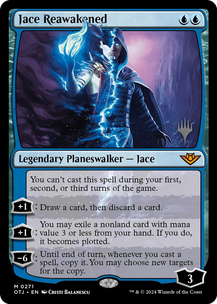 Jace Reawakened (PPOTJ-271) [Outlaws of Thunder Junction Promos] Foil MTG Single Wizards of the Coast