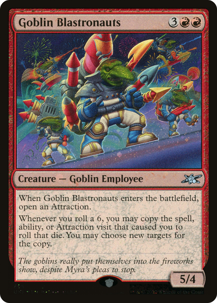 Goblin Blastronauts (Galaxy Foil) (UNF-395) [Unfinity] Foil MTG Single Wizards of the Coast