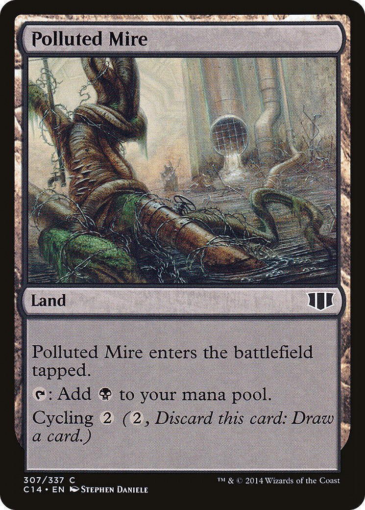 Polluted Mire (C14-307) [Commander 2014] MTG Single Wizards of the Coast