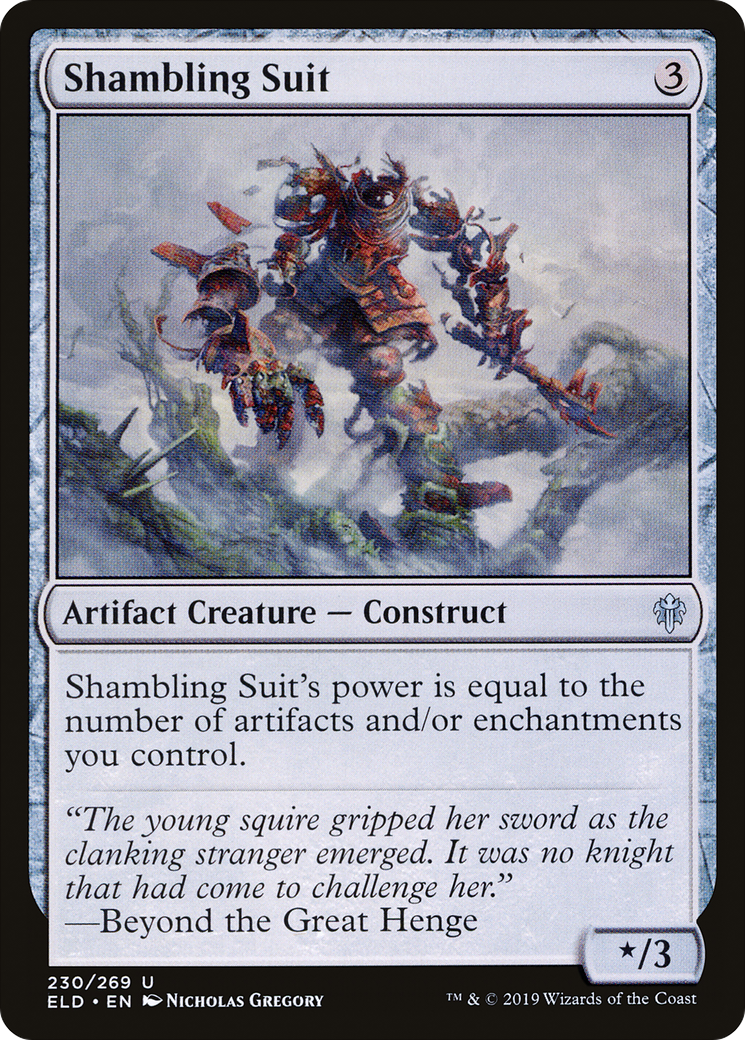 Shambling Suit (ELD-230) [Throne of Eldraine] Foil MTG Single Wizards of the Coast