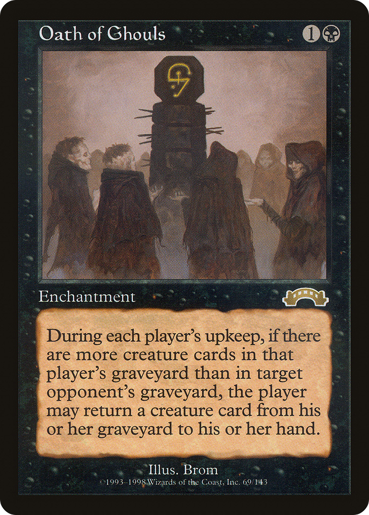 Oath of Ghouls (EXO-069) [Exodus] MTG Single Wizards of the Coast