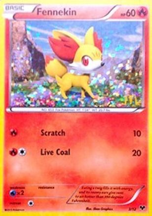 Fennekin - 3/12 (/12) Holofoil [Promos: McDonalds Promos 2014] Pokemon Single Pokémon