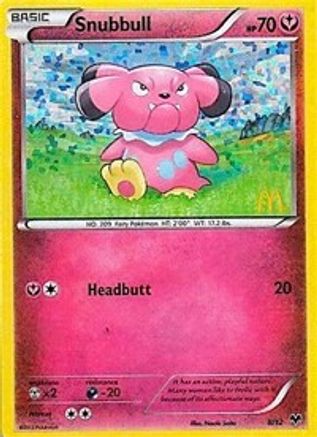 Snubbull - 8/12 (8/12) Holofoil [Promos: McDonalds Promos 2014] Pokemon Single Pokémon