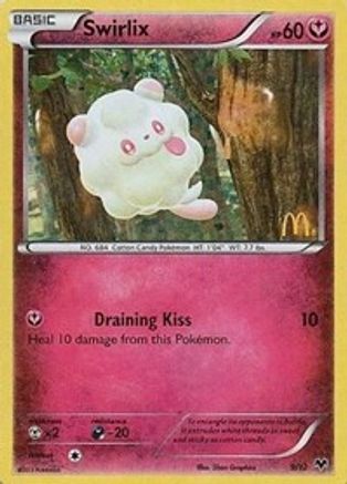 Swirlix - 9/12 (/12) Holofoil [Promos: McDonalds Promos 2014] Pokemon Single Pokémon