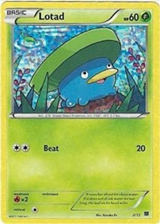 Lotad 2/12 (/12) Holofoil [Promos: McDonalds Promos 2015] Pokemon Single Pokémon