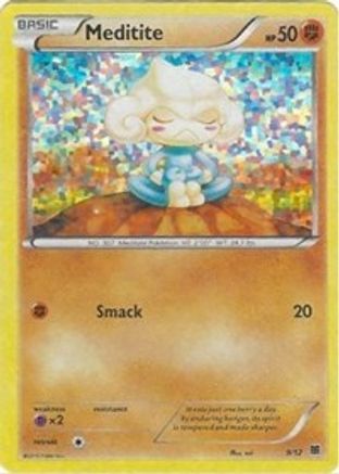 Meditite - 9/12 (/12) Holofoil [Promos: McDonalds Promos 2015] Pokemon Single Pokémon