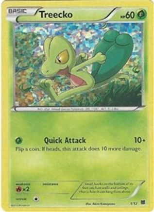 Treecko - 1/12 (/12) Holofoil [Promos: McDonalds Promos 2015] Pokemon Single Pokémon