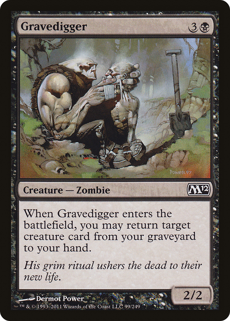 Gravedigger (M12-099) [Magic 2012] Foil MTG Single Wizards of the Coast