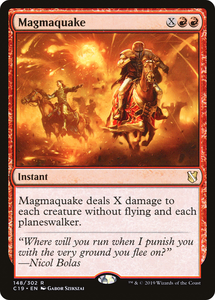 Magmaquake (C19-148) [Commander 2019] MTG Single Wizards of the Coast
