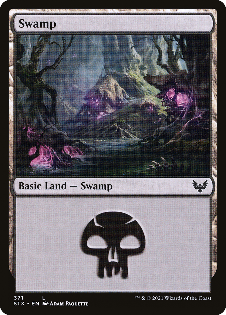 Swamp (STX-371) [Strixhaven: School of Mages] MTG Single Wizards of the Coast