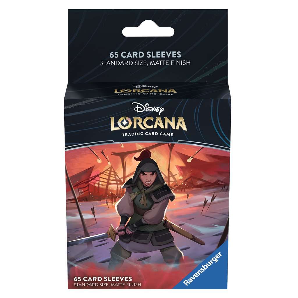 Disney Lorcana: Matte Art Sleeves - "Mulan" Rise of the Floodborn 65Ct Card Sleeves Ravensburger
