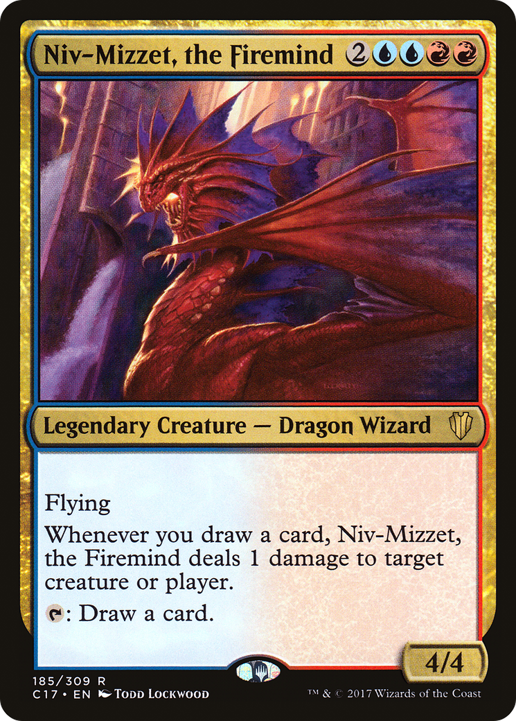 Niv-Mizzet, the Firemind (C17-185) [Commander 2017] MTG Single Wizards of the Coast