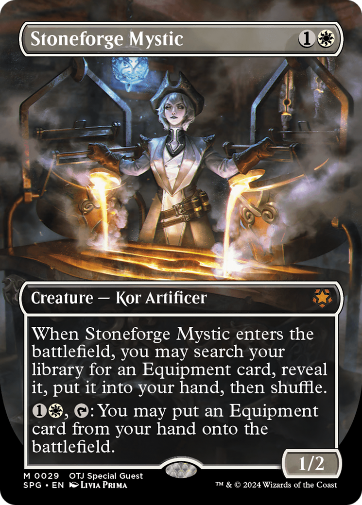 Stoneforge Mystic (SPG-029) [Special Guests] (Borderless) MTG Single Wizards of the Coast