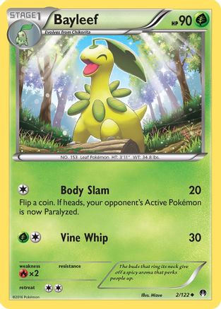 Bayleef (2/122) [XY: BREAKpoint] Pokemon Single Pokémon