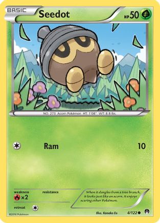 Seedot (/122) Reverse Holofoil [XY: BREAKpoint] Pokemon Single Pokémon
