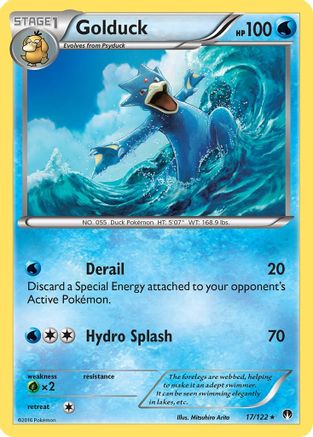 Golduck (/122) Reverse Holofoil [XY: BREAKpoint] Pokemon Single Pokémon
