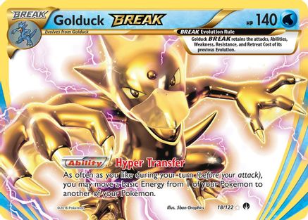 Golduck BREAK (18/122) - [XY: BREAKpoint] Holofoil Pokemon Single Pokémon
