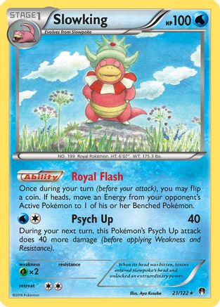 Slowking (21/122) Holofoil [XY: BREAKpoint] Pokemon Single Pokémon
