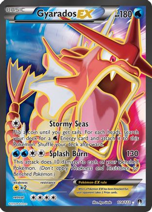 Gyarados EX (Full Art) (114/122) Holofoil [XY: BREAKpoint] Pokemon Single Pokémon