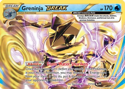 Greninja BREAK (41/122) Holofoil [XY: BREAKpoint] Pokemon Single Pokémon